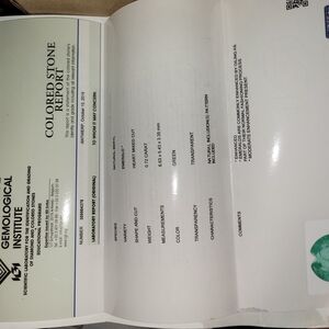 Elegant Green Gemstone